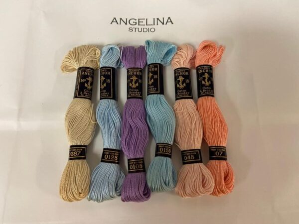 Vintage Anchor Coton a Broder