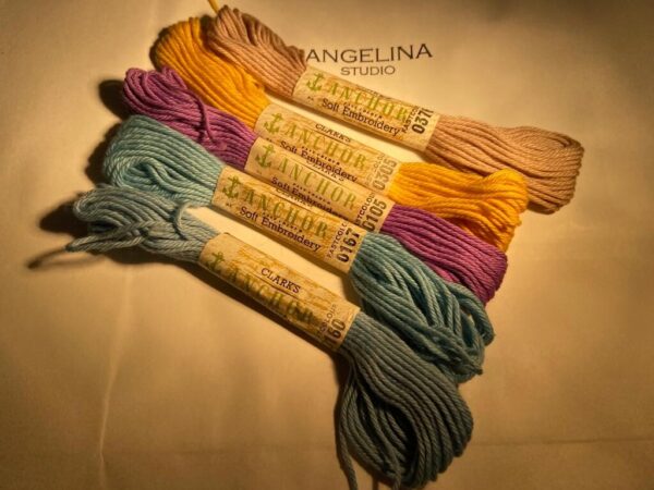 Vintage Anchor Soft Embroidery Cross Stitch Thread Cotton