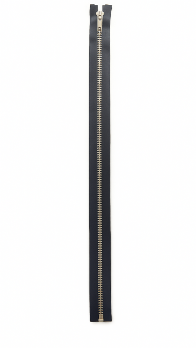 #5 YKK Open Ended Aluminium Metal Teeth Zip – Dark Grey (61cm / 24")
