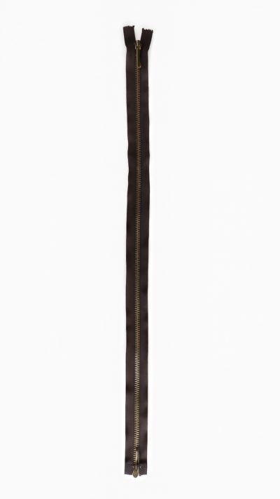 Riri M8 Two-Way Open Ended Zip – Chocolate Brown (71cm / 28")